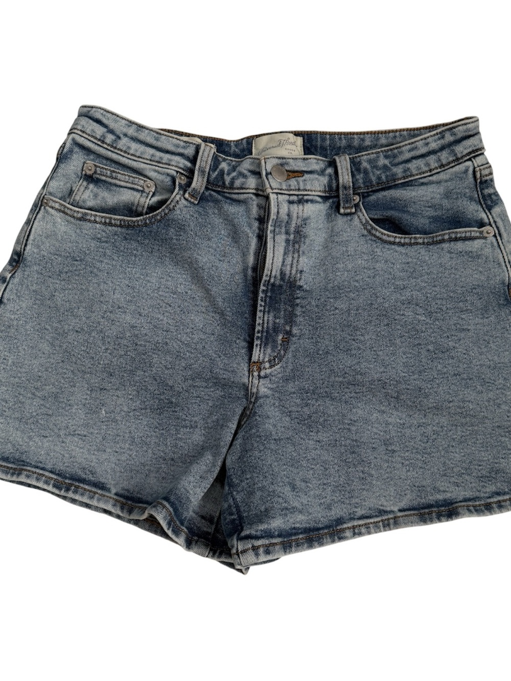Universal Thread Vintage Wash High-Rise Denim Shorts - Light Blue